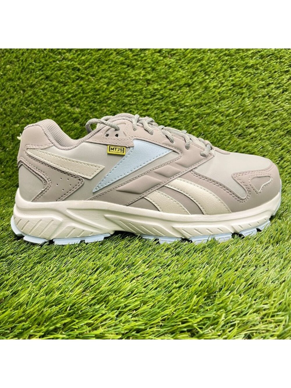 Reebok Hyperium Womens Size 8.5 Gray Leather Composite Toe Safety Work Shoes